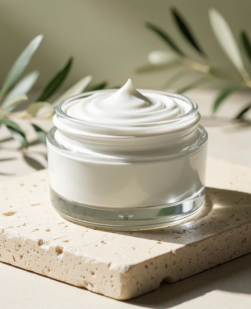 Premium moisturizing cream jar